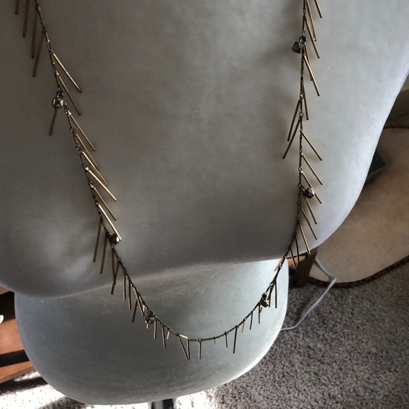 Banana Republic gold Fringe Necklace - Long - Picture 2 of 5